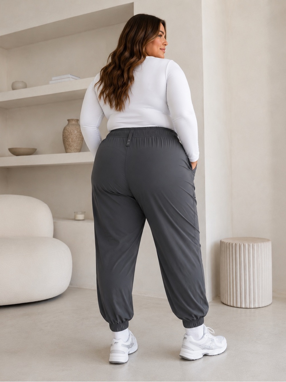 Fabletics Women's Gray Scrub Jogger Pants Size 3XL Regular - Like New Condition - Picture 2 of 16
